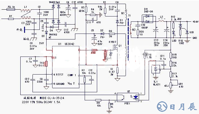 24v開關電源電路圖大全（五款模擬電路設計原理圖詳解）