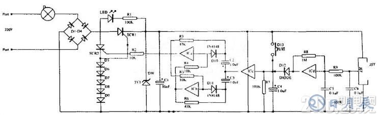 用數(shù)字電路CD4069制作的萬能遙控輕觸開關(guān)