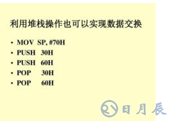 單片機堆棧操作指令的用法介紹