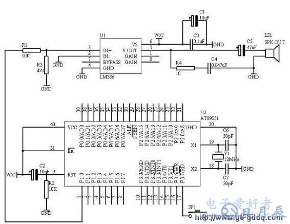 AT89S51單片機電子門鈴的設(shè)計