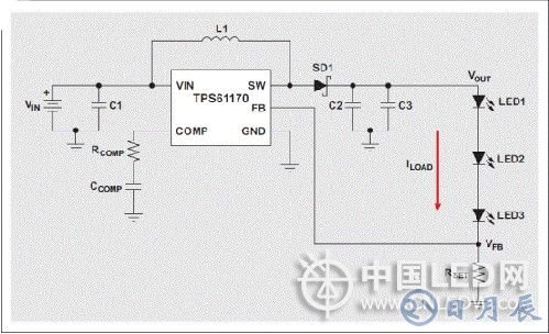 基于高亮度LED升壓轉(zhuǎn)換器的開路保護設計